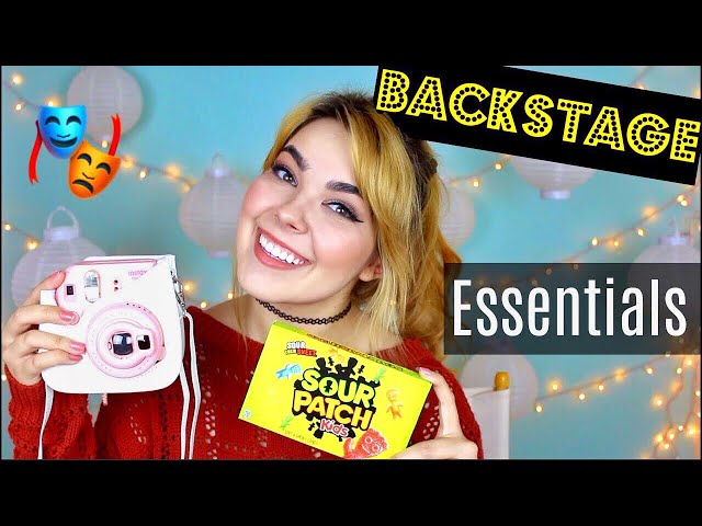 7 Things I NEED Backstage! | My Top Performance Must-Haves 2017