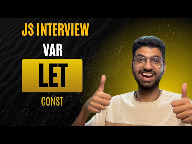 var vs let vs const in JavaScript 🚀 | Interview Questions Explained