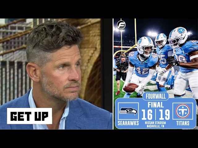 GET UP | "Cam Ward & Titans Rally!" - Dan Orlovsky reacts to 19-16 comeback over Seahawks
