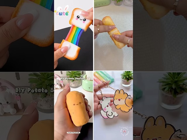 How to Make cute🥰 VIRAL SQUISHY! 😱😳 DIY Squishy Tutorial #diy #squishy #diycrafts