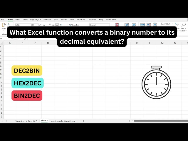 #245 - Excel formula question and answer