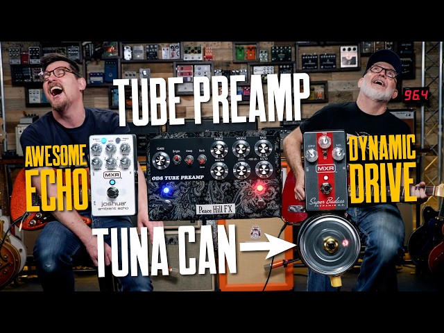 MXR Joshua Echo, Peace Hill ODS Tube Preamp, MXR Super Badass OD & Beetronics Old Lion Meat Fuzz