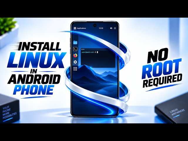 Install Linux on ANY Android Phone Without Root ! No Root Required