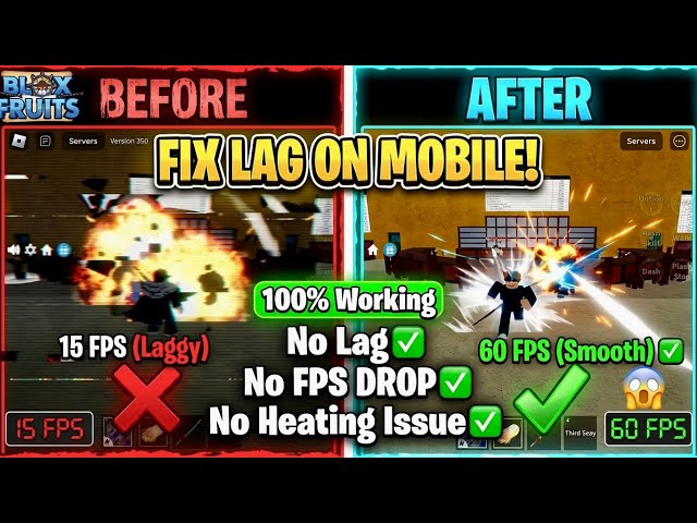 How To Fix Lag In Blox Fruits Mobile!📱⚡(100% Working✅) || Boost FPS Guide
