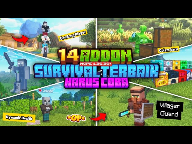 14 Best, Cool, and Fun MCPE 1.21.30+ Addons to Play in Your Survival World - MCPE Indonesia