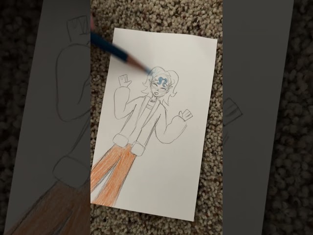 It was so hard on carpet 😓 #art #drawing #oc #sketch