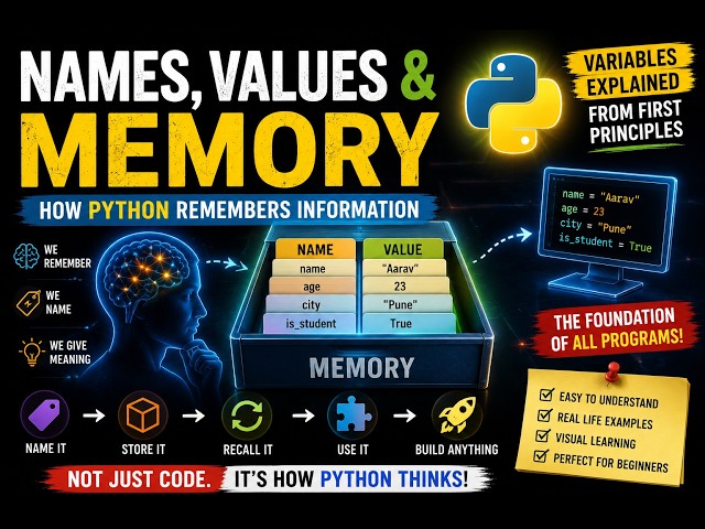 Python Memory Explained Simply | A Beginner's Documentary