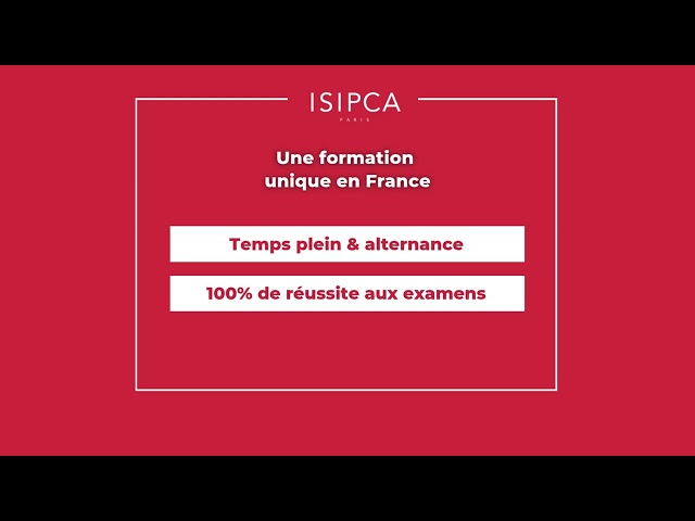 ISIPCA - Manager des process 5 ans