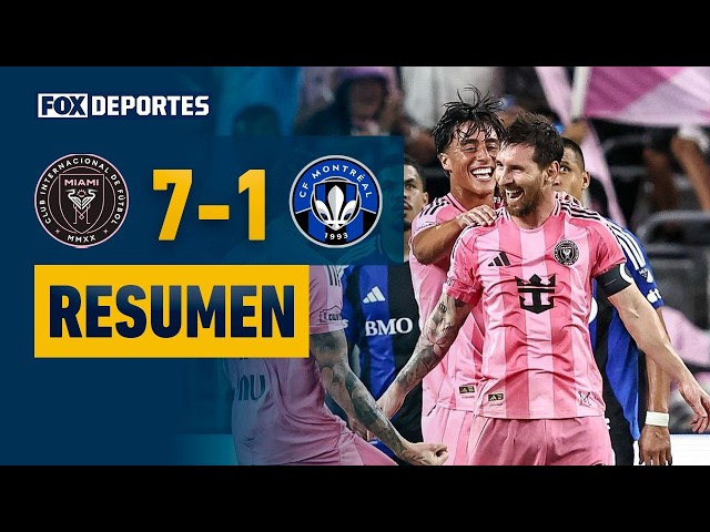 🔥INTER MIAMI 7-1 CF MONTRÉAL | Lionel Messi poker and the champion breaks loose | HIGHLIGHTS | ML...