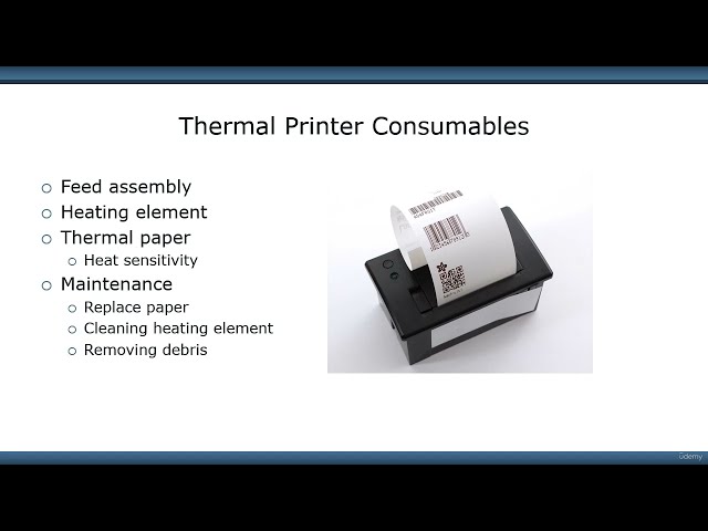 Certification CompTIA A+ (220-1101 & 220-1102) Course Sec 105 - Thermal Printer Consumables #comptia