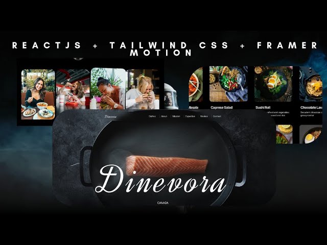 Build a Stunning Restaurant Website Using React.js + Tailwind CSS + Framer Motion 🚀 With source code