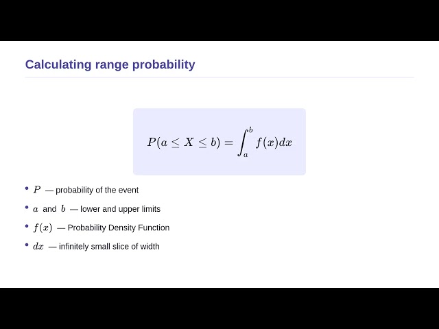 Probability Theory and Statistics - Continuous Random Variables