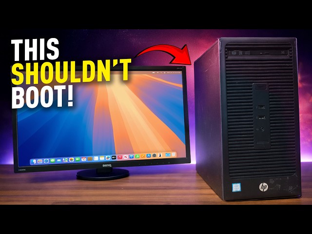 I Tried Turning a £40 Office PC Into a Mac…