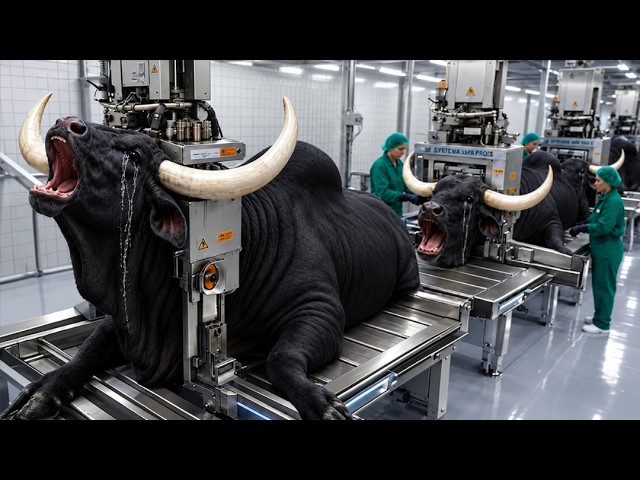 Inside the World of Black Brahman Bulls: How Luxury Horn Products  Are Made