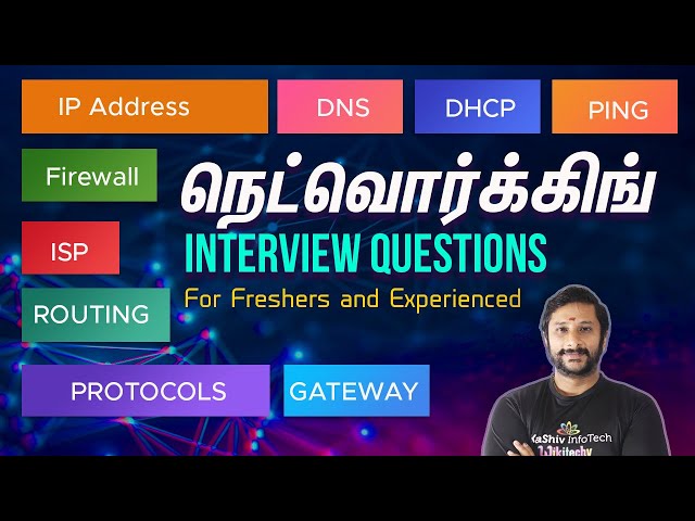 Networking Interview Questions and Answers in Tamil - Networking Course in Chennai
