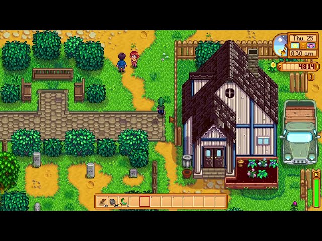 Relaxing Stardew Valley Gameplay - 1 Hour No Commentary