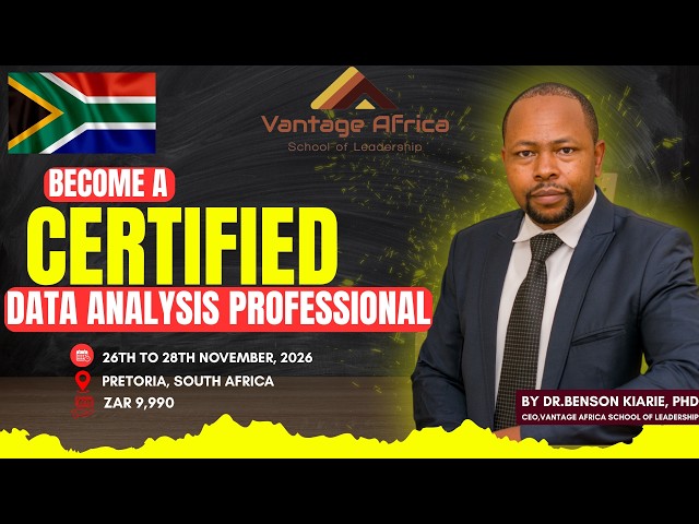 South Africa Certified Data Analysis Training