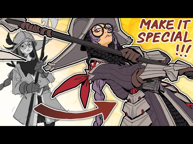 How I make my character designs BETTER