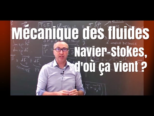 . Fluid mechanics. "Navier Stokes", where does it come from? (1)