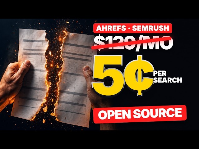 This FREE Repo Replaces Ahrefs & Semrush (Claude Code Runs It: OpenSEO)