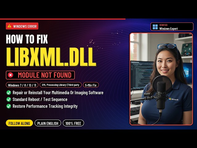 Fix libxml.dll XML Error!