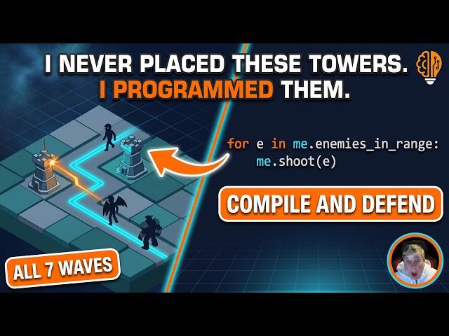 Can Code Beat This Tower Defense Challenge? | Compile & Defend