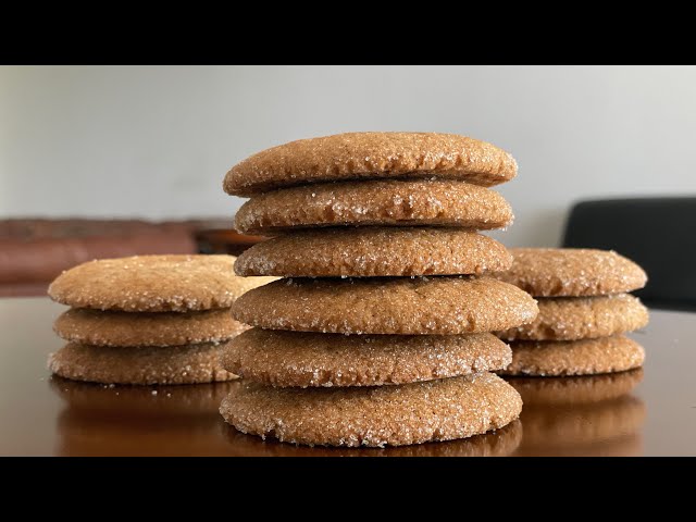 HOMEMADE GINGER COOKIES easy recipe
