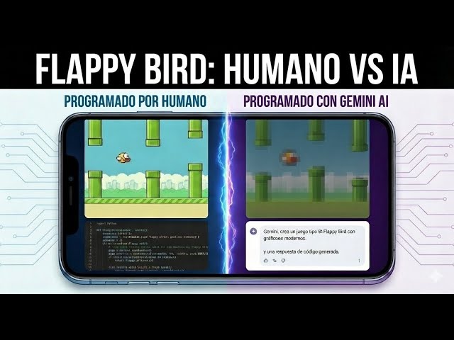 Hice Flappy Bird en MINUTOS usando Gemini