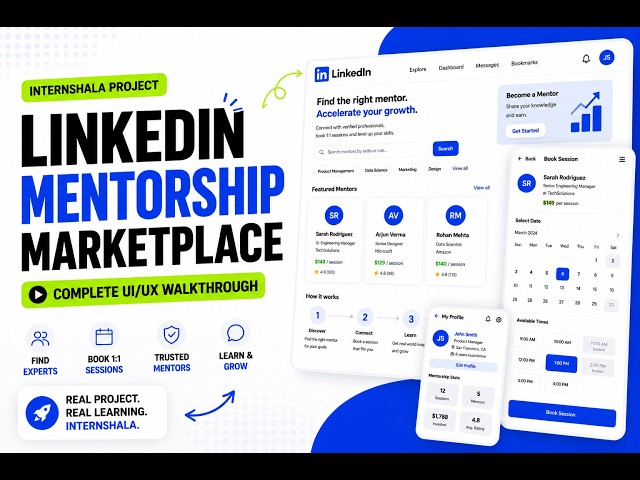 UI walkthrough video of linkdin maretplace feature