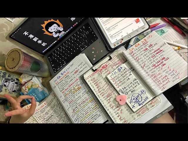 STUDY WITH ME 3hrs | Background noise,no music | ASMR | writing sound |motivation
