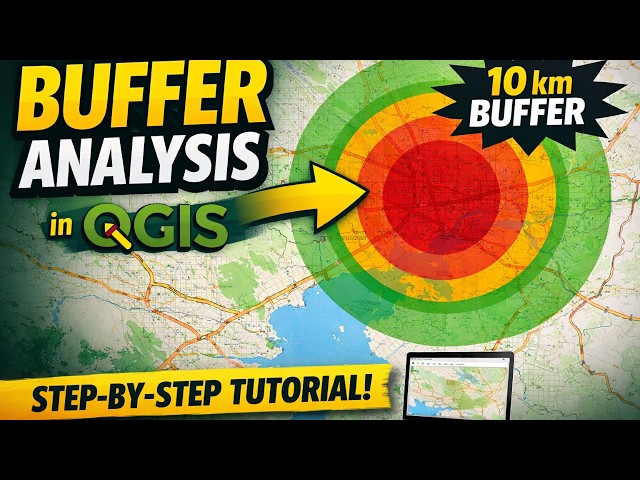 Lesson 14: How to Perform Buffer Analysis in QGIS (Beginner Step-by-Step Guide)