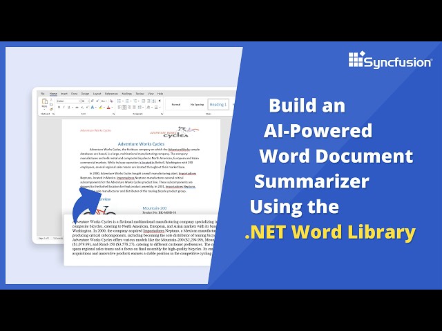 Build an AI‑Powered Word Document Summarizer Using the .NET Word Library