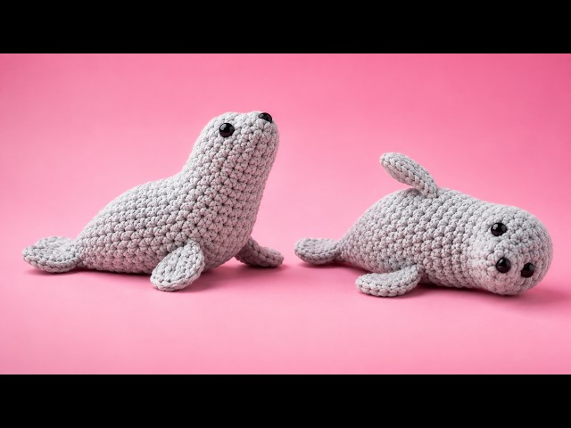 ADORABLE BABY SEAL KEYCHAINS! 🦭 THEY'LL BE THE HIGHLIGHT OF YOUR CRAFT FAIR! 🙌🏼❤️
