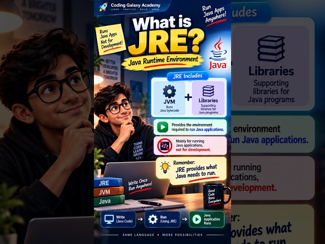 What is JRE in Java? | Java Runtime Environment Explained #shorts #viral