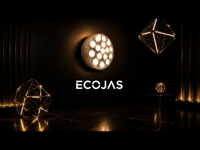 ECOJAS Acoustic Ceiling Lighting | Premium LED & Sound-Absorbing Solution for Luxury Spaces