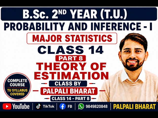 Theory of estimation | Bsc 2nd year major statistics | Probability and inference - i | TU