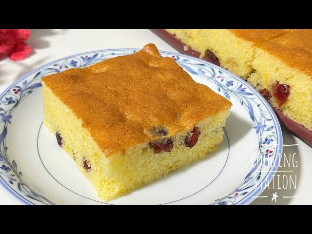 Orange Cranberry Cake Recipe | Moist & Easy Homemade Cake