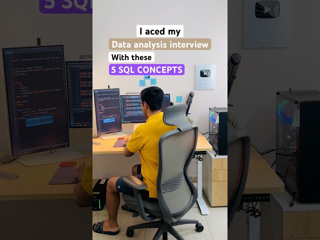 5 Essential SQL Concepts to Ace Your Data Analysis Interview