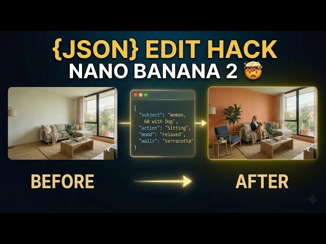 Full Control AI Image Edit with JSON Prompt Trick 🤯 Nano Banana 2 AI Photo Editing