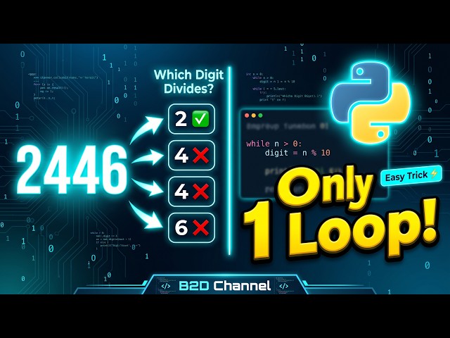 Count Digits That Divide | GeeksforGeeks Solution in Python | Easy DSA Explained 🚀