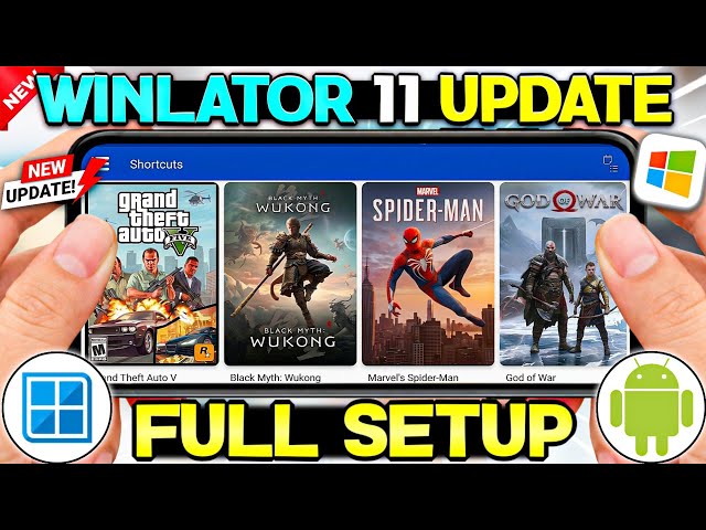 🔥 Play PC Games On Android - Winlator Emulator v11.1 Update Is Here! | Full Setup & Best Settings