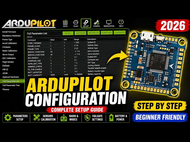 ArduPilot Configuration Setup | Complete Flight Controller Setup Guide (2026)