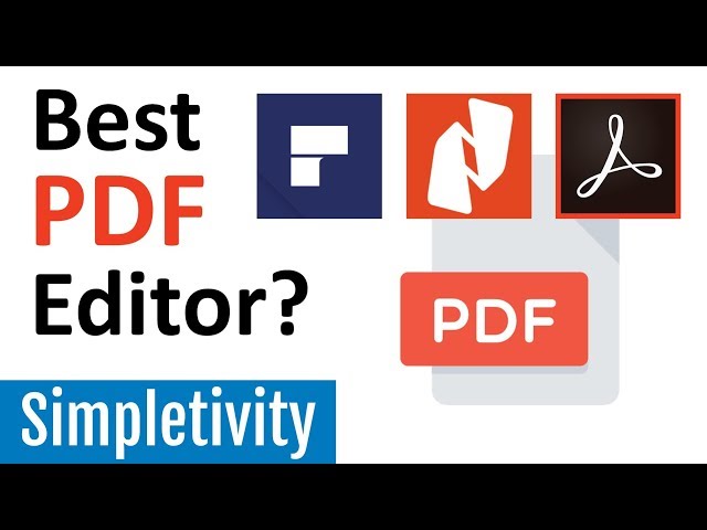 Which PDF Editor is Best? (Review & Compare)