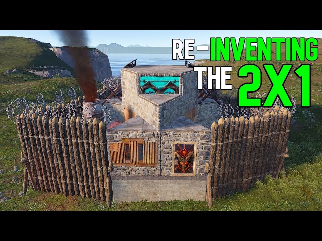 RE-INVENTING The 2x1 Bunker Rust Base Design 2023
