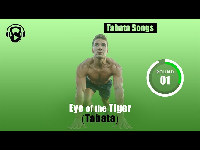 TABATA SONGS - "Eye of the Tiger (Tabata)" w/ Tabata Timer