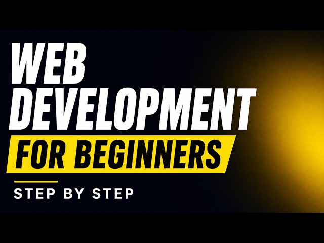 Web Development for Beginners | HTML CSS + VS Code Setup (Step by Step)
