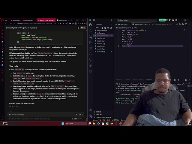 Day 179 | Studying in the Hood | Python - 3