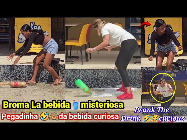 Broma La bebida🥤misteriosa / Pegadinha da bebida curiosa / Prank The Drink curious