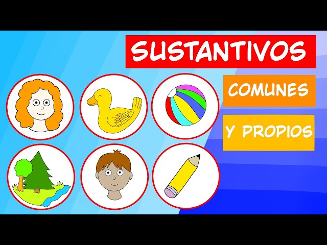 Los sustantivos comunes y propios para niños  Ejemplos de sustantivos Video de PequesAprendenJugando