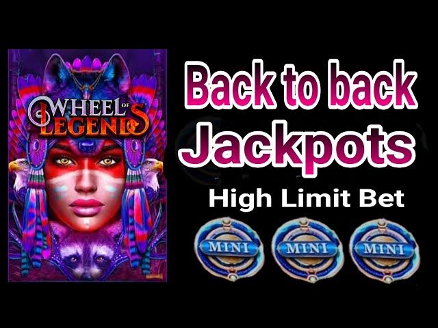 ⚠️OMG!! BACK to BACK  JACKPOTS in the WHEEL of LEGEND Slot -  High Limit